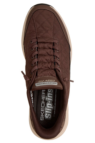 Scarpe sportive Marrone Slip-Ins Skechers Contour Foam Cozy Fit