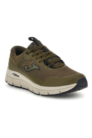 Grüne Sneaker aus Stoff mit Joma-Logo an der Seite CNEROW2623