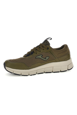 Grüne Sneaker aus Stoff mit Joma-Logo an der Seite CNEROW2623