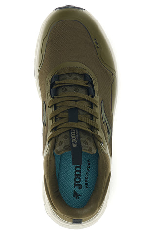 Grüne Sneaker aus Stoff mit Joma-Logo an der Seite CNEROW2623