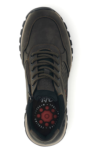 Sneakers marroni water repellent con inserti a contrasto e suola scolpita Relife 68682682202R