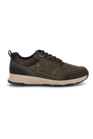 Sneakers verdi water repellent con cuciture a contrasto e suola scolpita Relife 68882472319FR