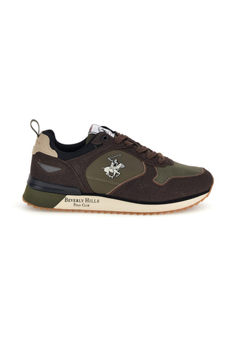 Sneakers marroni Beverly Hills Polo Club Dylan mix