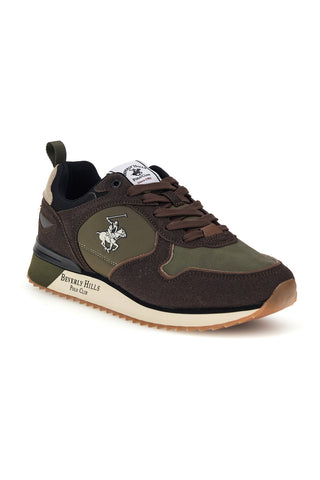 Sneakers marroni Beverly Hills Polo Club Dylan mix