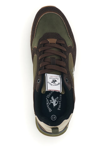 Sneakers marroni Beverly Hills Polo Club Dylan mix
