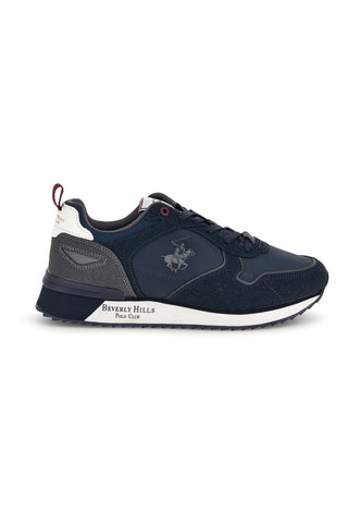 Sneakers blu navy running con Beverly hills polo club Dylan mix