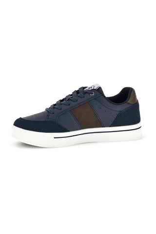 Sneakers blu navy con banda marrone Beverly hills polo club Daniel Ortega LTX