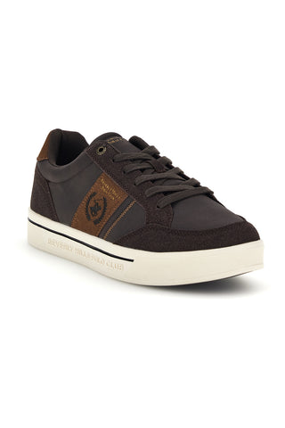 Sneakers marroni con banda a contrasto Beverly hills polo club Daniel Ortega LTX