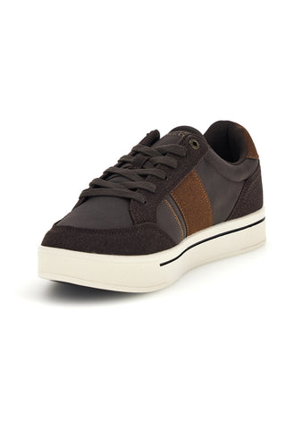Sneakers marroni con banda a contrasto Beverly hills polo club Daniel Ortega LTX