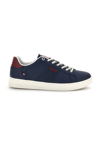 Sneakers blu navy con dettagli bordeaux Beverly hills polo club Justin Mix