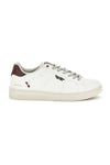Sneakers bianche con dettagli bordeaux Beverly hills polo club Justin Mix