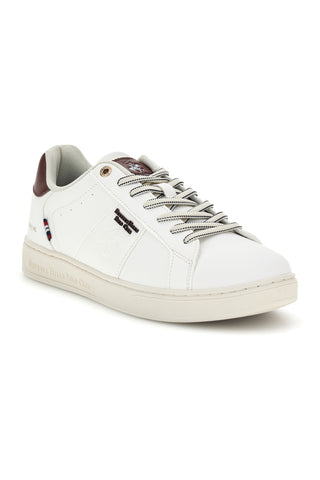 Sneakers bianche con dettagli bordeaux Beverly hills polo club Justin Mix
