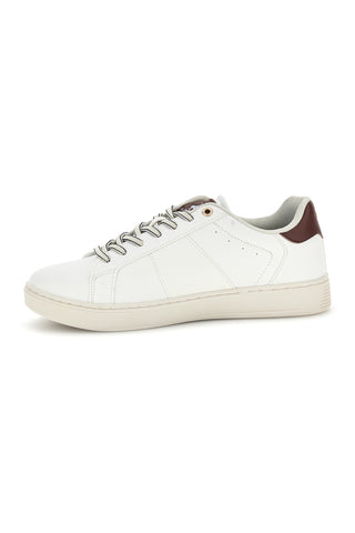 Sneakers bianche con dettagli bordeaux Beverly hills polo club Justin Mix