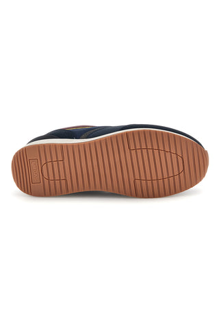 Sneakers blu con inserti colorblock e suola bicolore Gas Douglas Mix