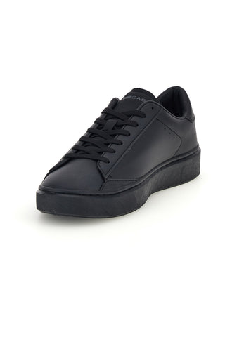 Schwarze Sneaker mit Logo an der Seite und farblich passender Sohle – Gas Leonard Ltx GAM624507