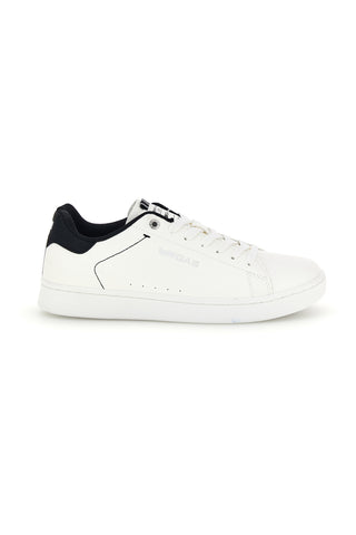 Sneakers bianche con tallone a contrasto e logo laterale Gas Sammy GAM624115