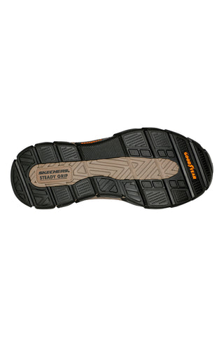 Braune Freizeitschuhe „Slip-Ins“ von Skechers Respected Elgin