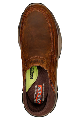 Braune Freizeitschuhe „Slip-Ins“ von Skechers Respected Elgin