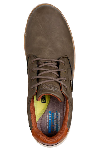 Scarpe casual verdi impermeabili Skechers Garlan Pryor