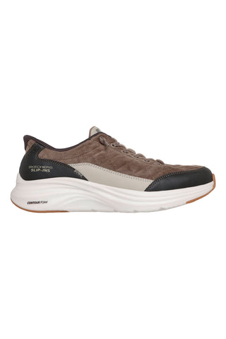 Sneakers sportive verdi Slip-Ins Skechers Contour Foam Cordelux