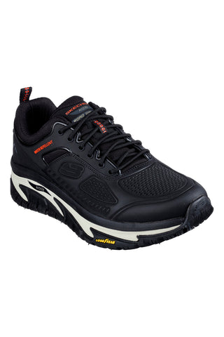 Schwarze, wasserabweisende Outdoor-Schuhe von Skechers: Arch Fit Road Walker Recon