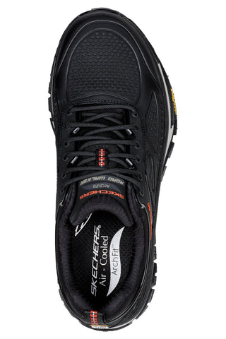 Schwarze, wasserabweisende Outdoor-Schuhe von Skechers: Arch Fit Road Walker Recon
