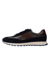 Blaue Sneaker aus Leder von Bugatti 332AWC0314104115