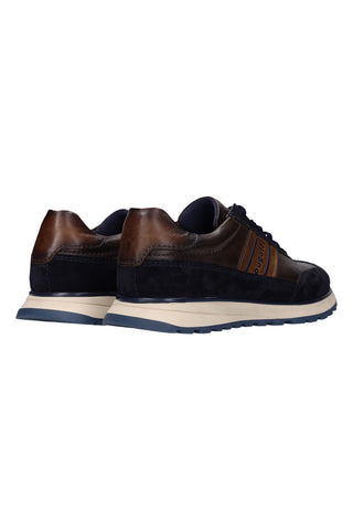 Blaue Sneaker aus Leder von Bugatti 332AWC0314104115