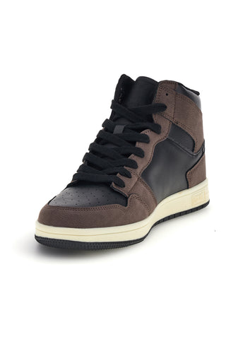 Braune High-Top-Sneaker mit kontrastierenden Details Everlast EV716B