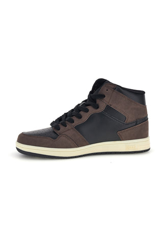 Braune High-Top-Sneaker mit kontrastierenden Details Everlast EV716B