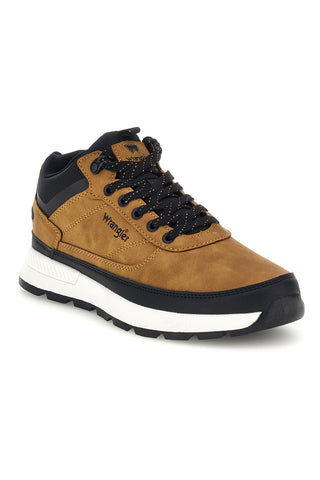 Sneakers chipmunk con dettagli neri e suola a contrasto Wrangler Carver Men Shoot
