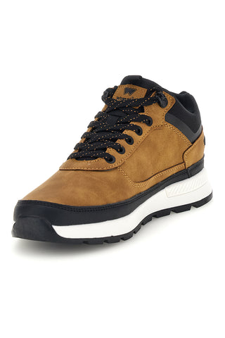 Sneakers chipmunk con dettagli neri e suola a contrasto Wrangler Carver Men Shoot
