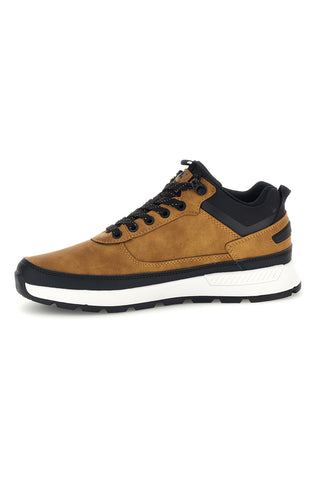 Sneakers chipmunk con dettagli neri e suola a contrasto Wrangler Carver Men Shoot