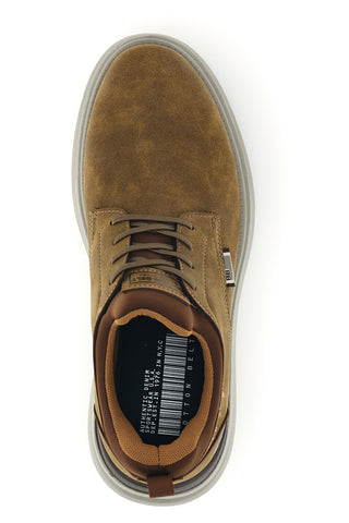 Sneaker Cuoio in Effetto Nabuk Cotton belt CBM622N9951