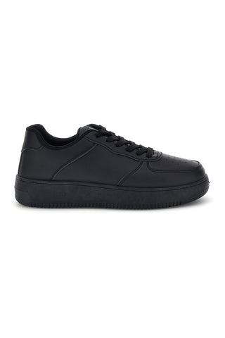 Schwarze Sneaker mit Lochmuster von Max Dillan B008