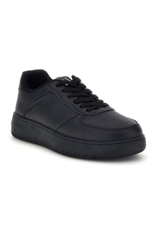 Schwarze Sneaker mit Lochmuster von Max Dillan B008