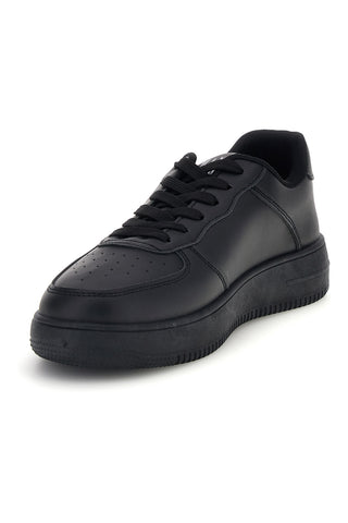 Schwarze Sneaker mit Lochmuster von Max Dillan B008