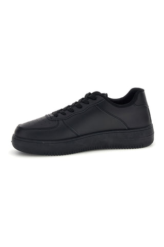 Schwarze Sneaker mit Lochmuster von Max Dillan B008