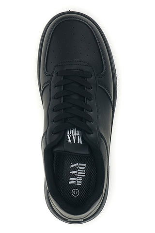 Schwarze Sneaker mit Lochmuster von Max Dillan B008