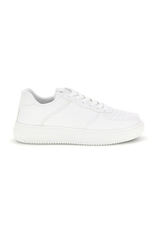 Weiße Sneaker mit Lochmuster von Max Dillan B008