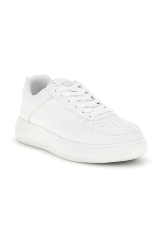 Weiße Sneaker mit Lochmuster von Max Dillan B008