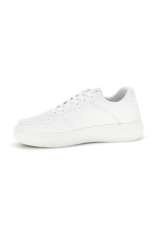 Weiße Sneaker mit Lochmuster von Max Dillan B008