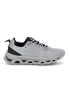 Graue Sneaker aus Stoff mit neonfarbenen Details 2t2l B009
