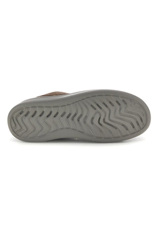 Scarpe stringate tortora effetto scamosciato con cuciture a vista Sevenoaks YH255651