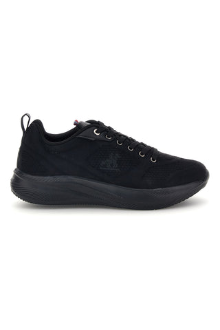 Schwarze Sneaker aus Stoff mit Ton-in-Ton-Logo „Us Grand Polo“ GPM31145N2020