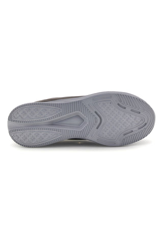 Dunkelbraune Sneaker mit Lochmuster und grauer Sohle – Us Grand Polo GPM31154N6868