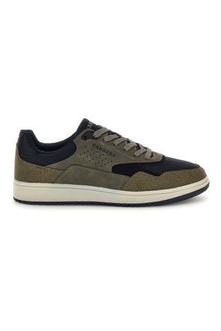 Sneaker in Militärgrün mit schwarzen Einsätzen und geprägtem Carrera-Logo CAM23716N7720