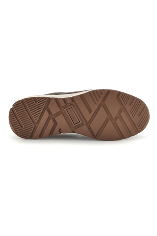 Sneakers marroni con inserti a contrasto e suola bicolore Carrera CAM83050M6868