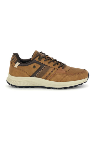 Sneakers cammello con inserti a contrasto e suola bicolore Carrera CAM51012M6060