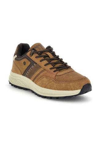 Sneakers cammello con inserti a contrasto e suola bicolore Carrera CAM51012M6060